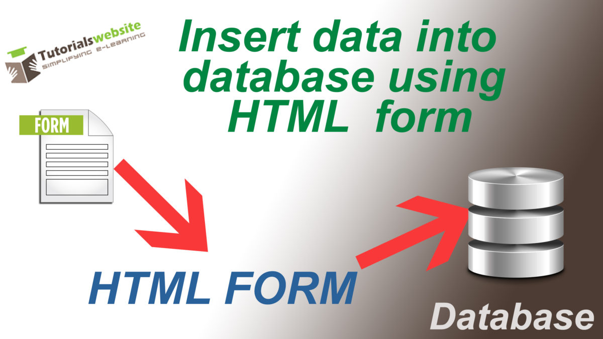 “How to insert data into database using HTML form” is locked How to insert data into database using HTML form