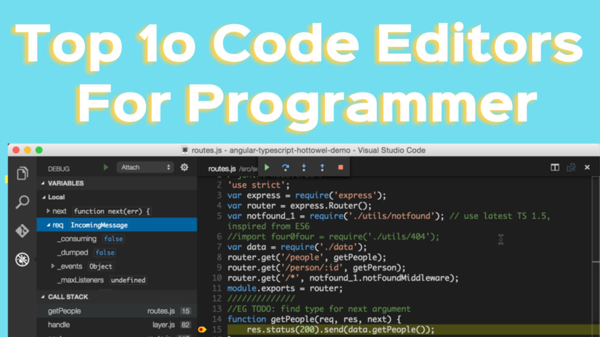top 10 code editors for programmers