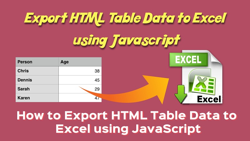 export-html-table-data-to-excel