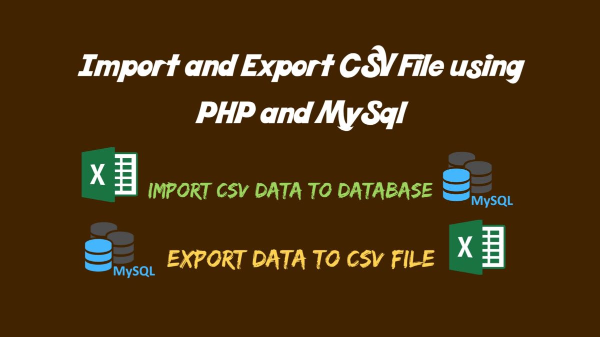 Import CSV Data into Database
