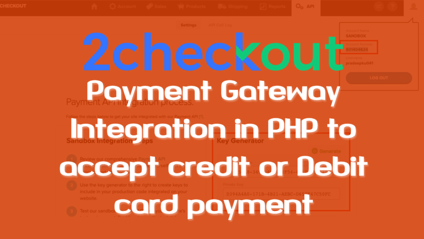 2Checkout Payment Gateway