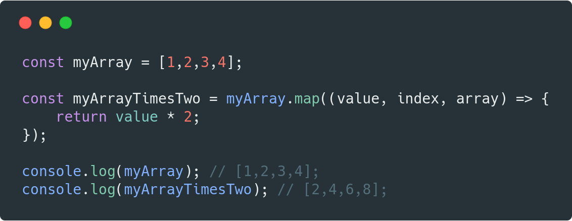 javascript set array map