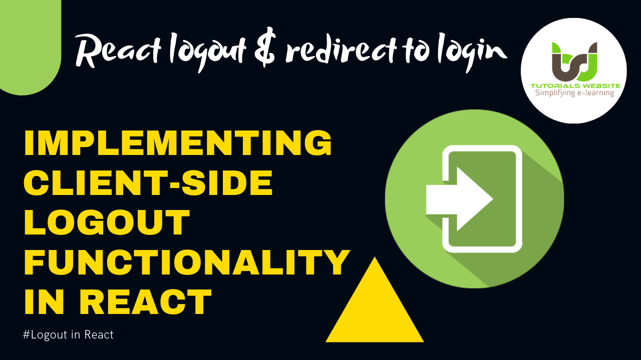 Logout Functionality in React