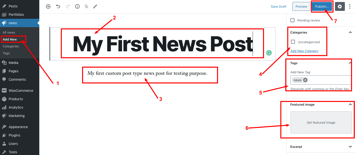 wordpress custom post type