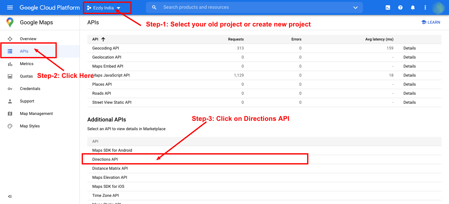 #1 Draw Route Path on Map using Google Maps Direction API