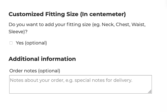 woocommerce conditional checkout fields