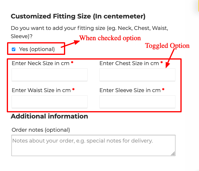 Conditional Checkout Fields for WooCommerce