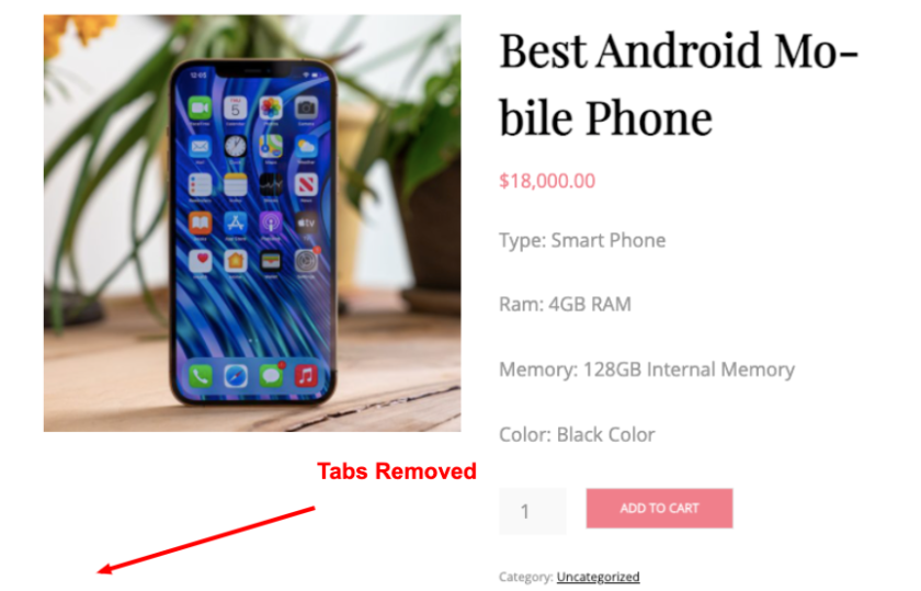 Remove WooCommerce Product Tabs