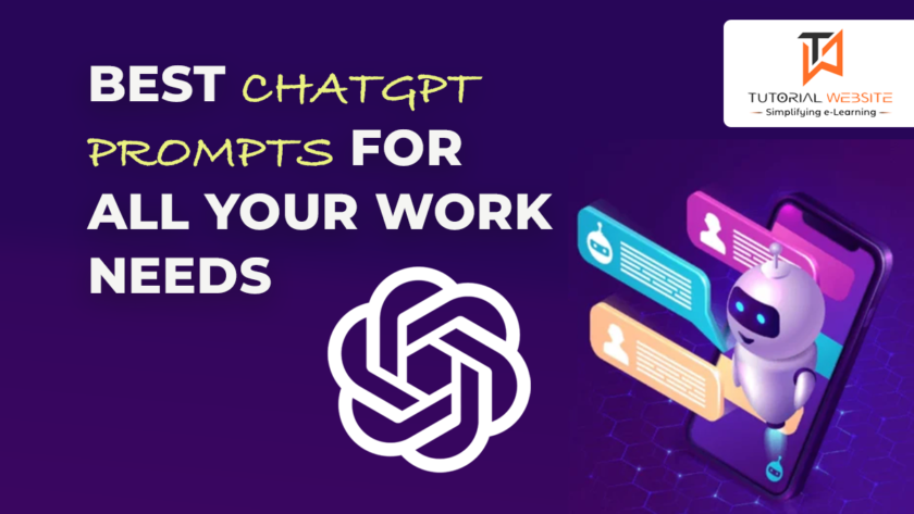 ChatGPT Prompts for All Your Work