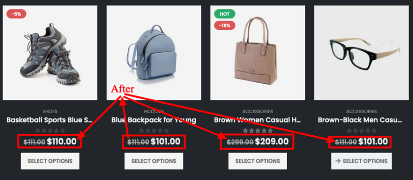 WooCommerce: Display variable products Regular & Sale Price in loop