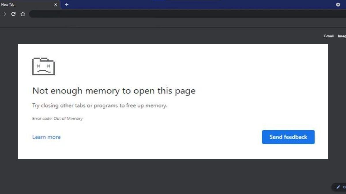 fix Chrome’s ‘Out of Memory’ Issue