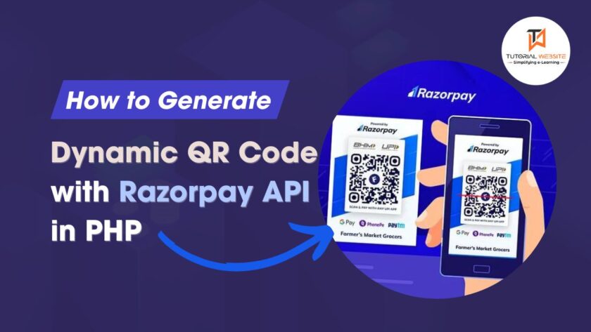 Generate Dynamic QR Code with Razorpay API in PHP