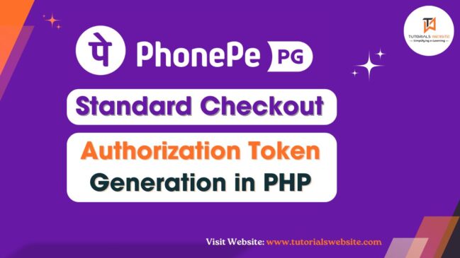 Authorization Token Generation in PHP - PhonePe Standard Checkout