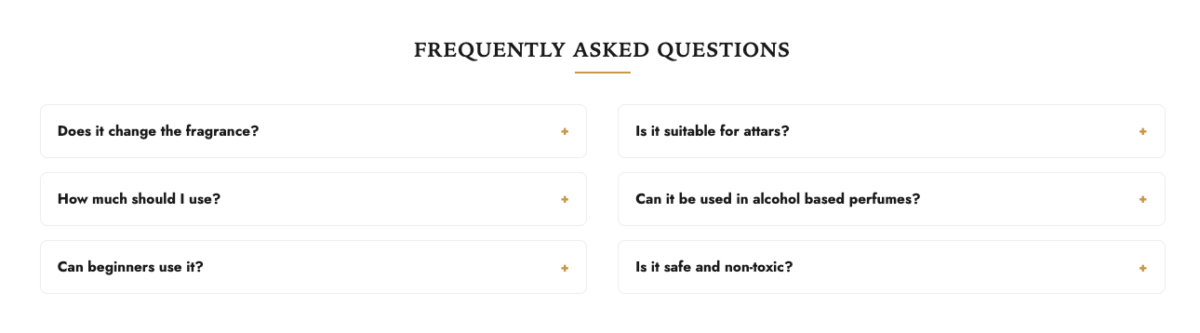 Shopify FAQ Section