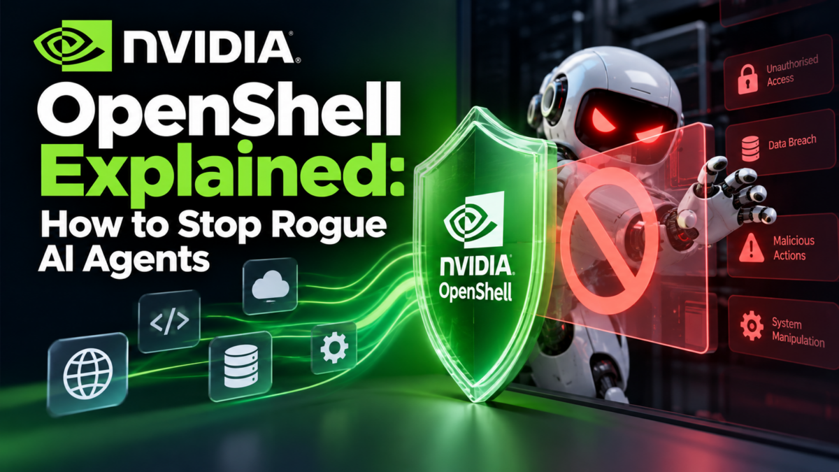 Nvidia OpenShell sandbox keeping an AI agent inside policy boundaries