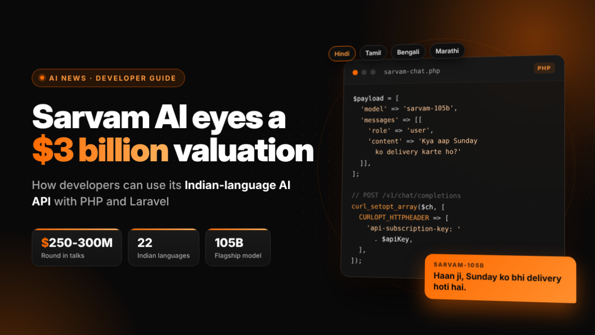 Sarvam AI Funding Talks: How Developers Can Use Its API
